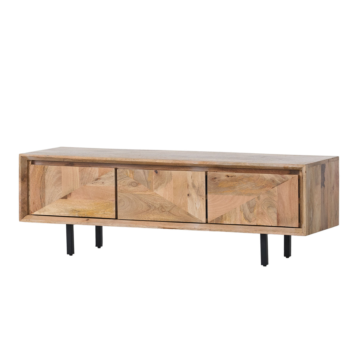 Girard Boho Handcrafted Mango Wood TV Stand by Christopher Knight Home