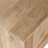 Girard Boho Handcrafted Mango Wood TV Stand by Christopher Knight Home