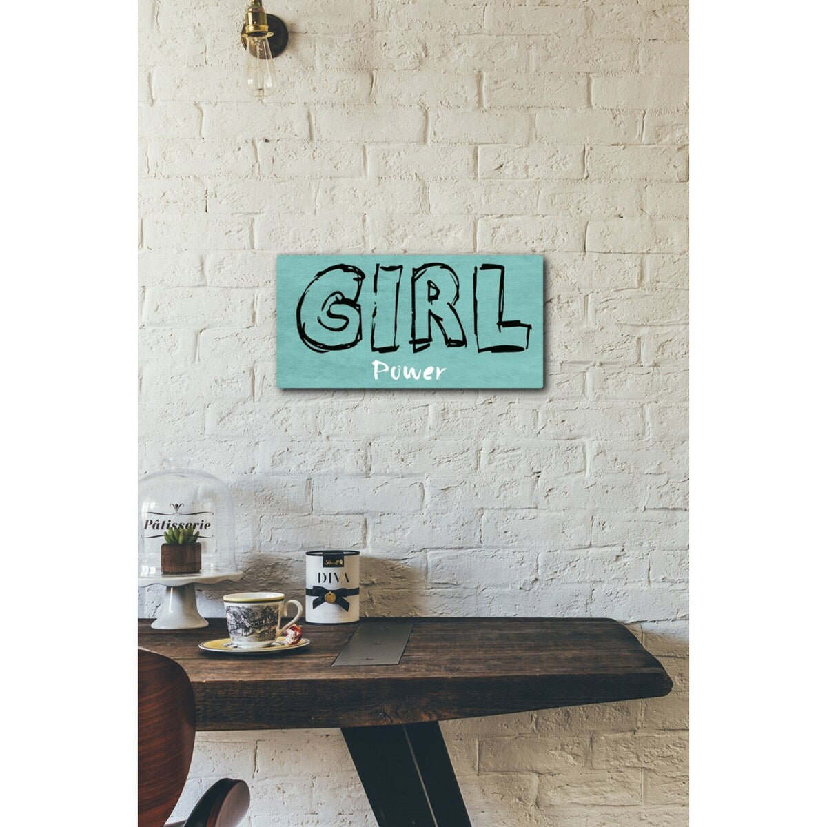 Girl Power 24x12 Gallery Wrapped Stretched Canvas
