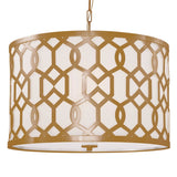 Giuseppe Lighting Aged Brass - Exact Size