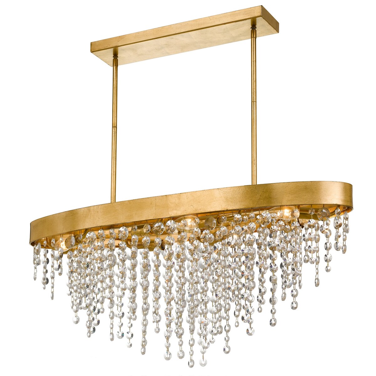 Giuseppe Lighting Antique GoldMWP Antique Gold Eight Light Chandelier - Exact Size - Exact Size