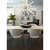 Giuseppe Lighting Five Light Chandelier Brindisi Monaco Bronze - Exact Size