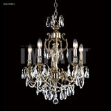 Giuseppe Lighting Five Light Chandelier Brindisi Monaco Bronze - Exact Size