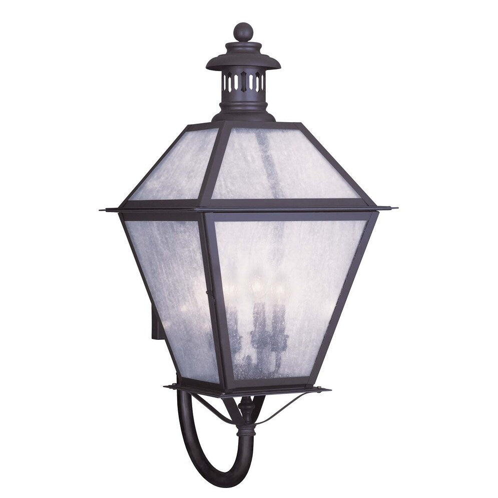 Giuseppe Lighting Four Light Outdoor Wall Lantern Waldwick Bronze - Exact Size