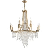 Giuseppe Lighting Gabrielle Antique Gold - Exact Size