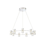 Giuseppe Lighting LED Chandelier Netto Chrome - Exact Size
