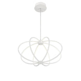 Giuseppe Lighting LED Pendant Leggero White - Exact Size
