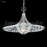 Giuseppe Lighting Three Light Pendant Contemporary Silver - Exact Size