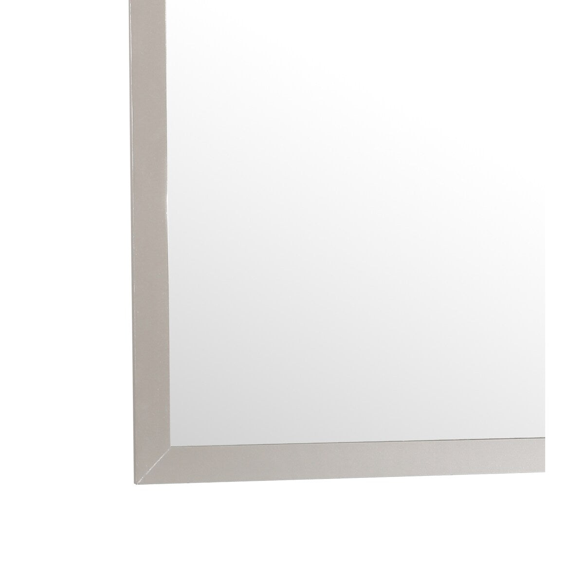 Glades 41 in. x 41 in. Modern Square Framed Dresser Mirror - 1"L x 41"W x 41"H
