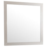 Glades 41 in. x 41 in. Modern Square Framed Dresser Mirror - 1"L x 41"W x 41"H
