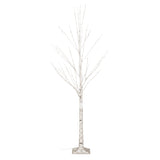 Gladwin Lit Artificial Twig Birch Tree Warm White Lights 5' Pre by Christopher Knight Home