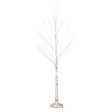 Gladwin Lit Artificial Twig Birch Tree Warm White Lights 5' Pre by Christopher Knight Home