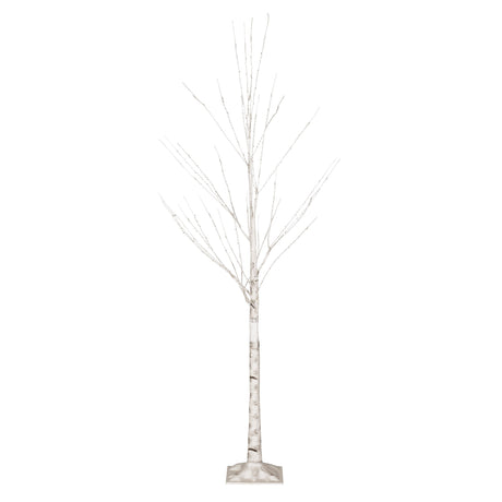 Gladwin Lit Artificial Twig Birch Tree Warm White Lights 5' Pre by Christopher Knight Home