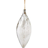 Glass 8.5-inch Feather Quill Ornament