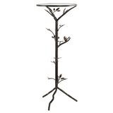 FirsTime & Co. 'Glass Bird' Large Metal End Table
