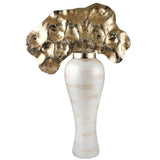 Glass Bottle with Aluminum Top 46.5", Opal 46.5"H - 30.25" x 13.0" x 46.5"
