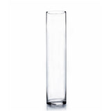 Glass Cylinder 4-inch x 20-inch Vase (Set of 6)