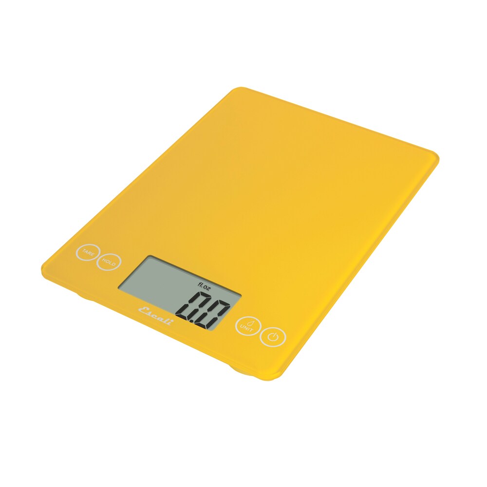 Glass Digital Food Scale, Yellow