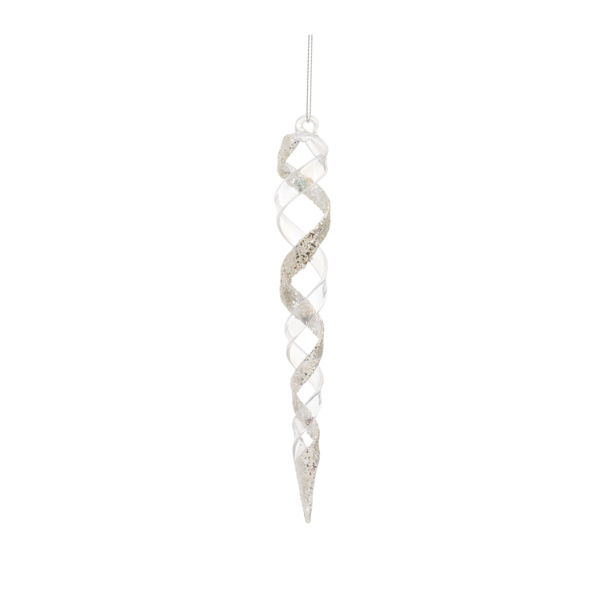 Glass Icicle Ornament (Set of 12)