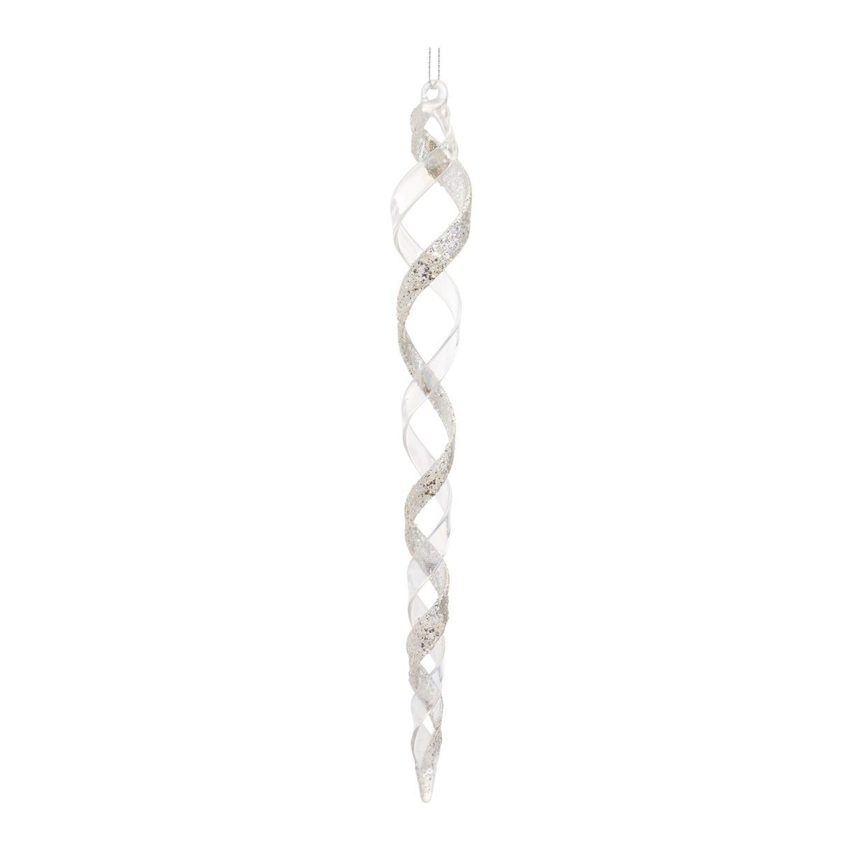 Glass Icicle Ornament (Set of 12)