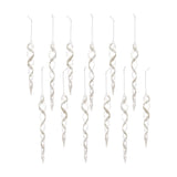 Glass Icicle Ornament (Set of 12)