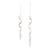 Glass Icicle Ornament (Set of 12)