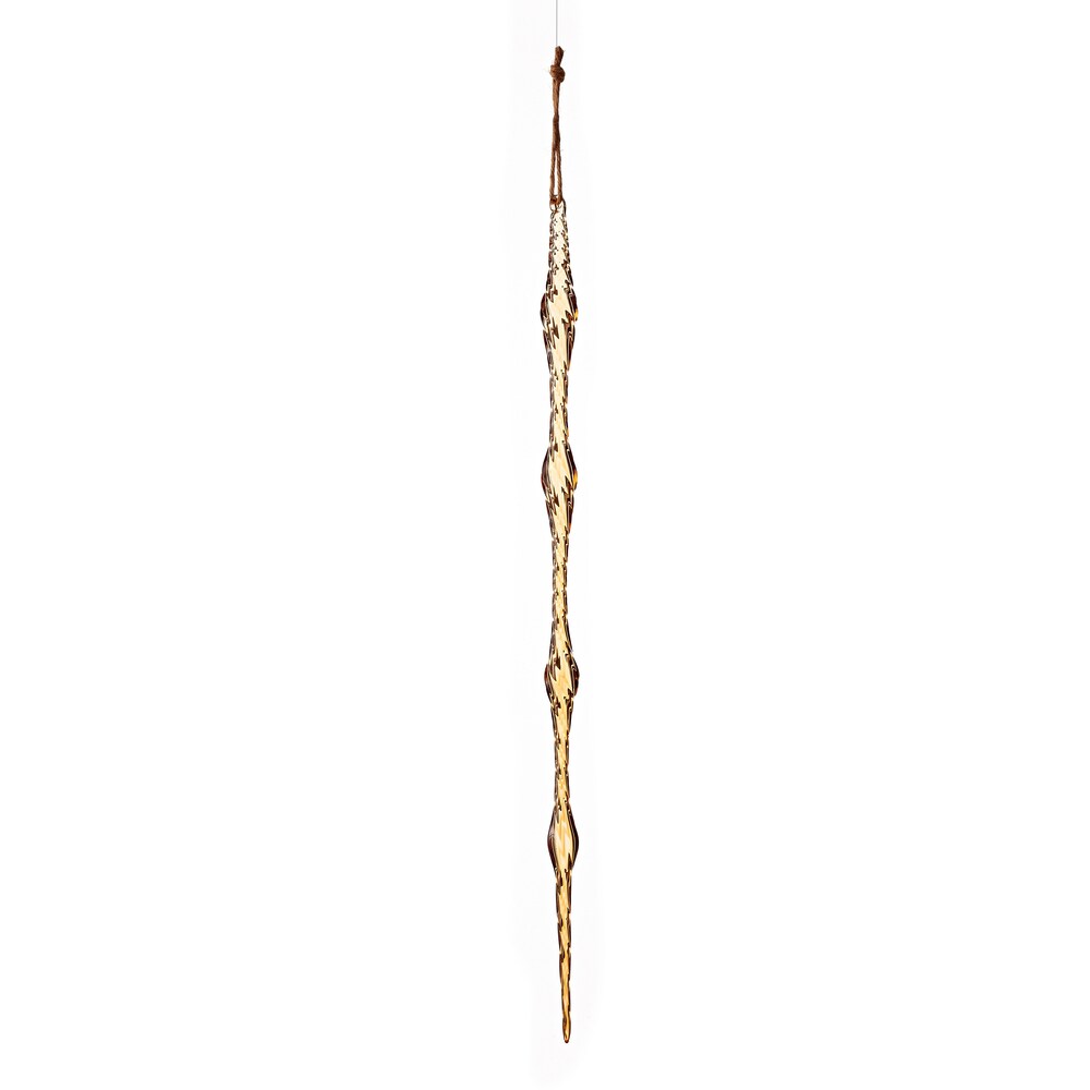Glass Joint Icicle Large Gold Ornament