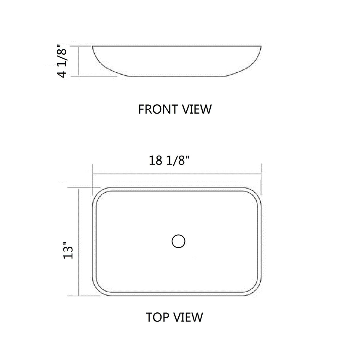 Glass Vessel Bathroom Sink in Black with Faucet and Drain