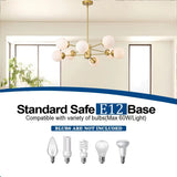 Glass Sputnik Chandeliers Mid Century Pendant Light Fixtures 8-Light