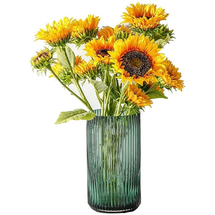 Glass Vase for Flowers Plant Home Dining Living Room Wedding