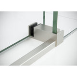 Glass Warehouse 52 in. - 56 in. x 78 in. Frameless Sliding Shower Door
