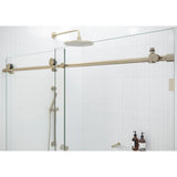 Glass Warehouse 52 in. - 56 in. x 78 in. Frameless Sliding Shower Door