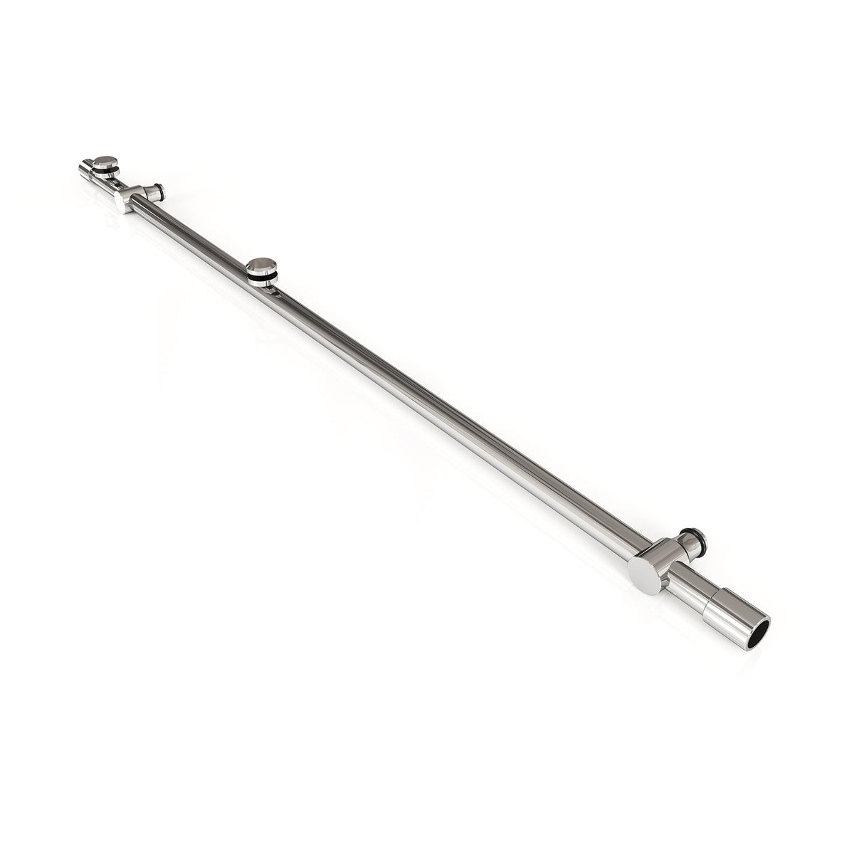 Glass Warehouse 68 in. - 72 in. x 60in. Frameless Bath Tub Sliding Shower Door