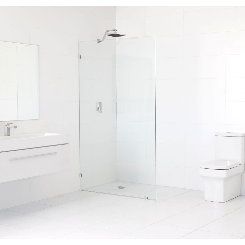 Glass Warehouse 78 x 60 Frameless Shower Single Fixed Panel