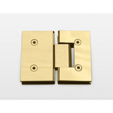 Glass Warehouse 78" x 36" x 34" Frameless 90 Degree Shower Enclosure - Glass Hinge
