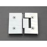 Glass Warehouse 78" x 36" x 34" Frameless 90 Degree Shower Enclosure - Glass Hinge