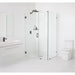 Glass Warehouse 78" x 46" x 40.5" Frameless 90 Degree Shower Enclosure - Wall Hinge