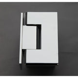Glass Warehouse 78" x 46" x 40.5" Frameless 90 Degree Shower Enclosure - Wall Hinge