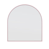 Glass Warehouse Arched Stainless Steel Framed Wall Mirror