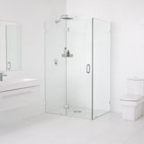 Glass Warehouse Frameless 90-degree Shower Enclosure