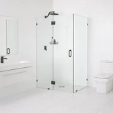 Glass Warehouse Frameless 90-degree Shower Enclosure