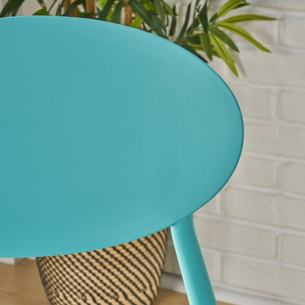 Gleneagle Indoor Plastic Chair (Set of 2) by Christopher Knight Home