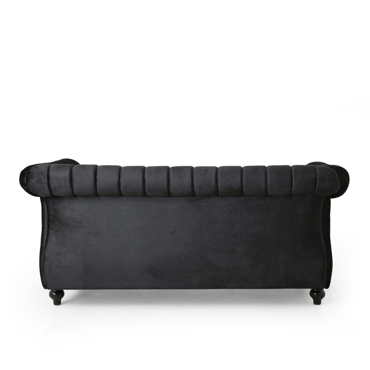Glenmont Glam Channel Stitch Nailhead Loveseat by Christopher Knight Home