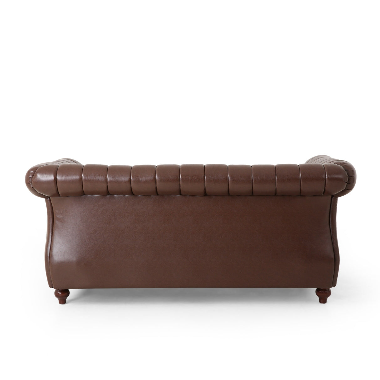 Glenmont Glam Channel Stitch Nailhead Loveseat by Christopher Knight Home