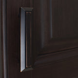 GlideRite 5-Pack 3 in. CC Classic Rubbed Bronze Grooved Rectangle Pull - Oil Rubbed Bronze