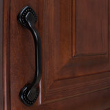 GlideRite 5-Pack 3 in. Center Beaded Spade Matte Black Cabinet Pulls - Matte Black