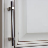 GlideRite 5-Pack 4-1/4 in. Center Satin Nickel European Solid Cabinet Bar Pulls - Satin Nickel