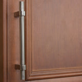 GlideRite 5-Pack 4-1/4 in. Center Satin Nickel European Solid Cabinet Bar Pulls - Satin Nickel