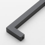 GlideRite 5-Pack 5 in. Center Matte Black Square Cabinet Bar Pulls - Matte Black