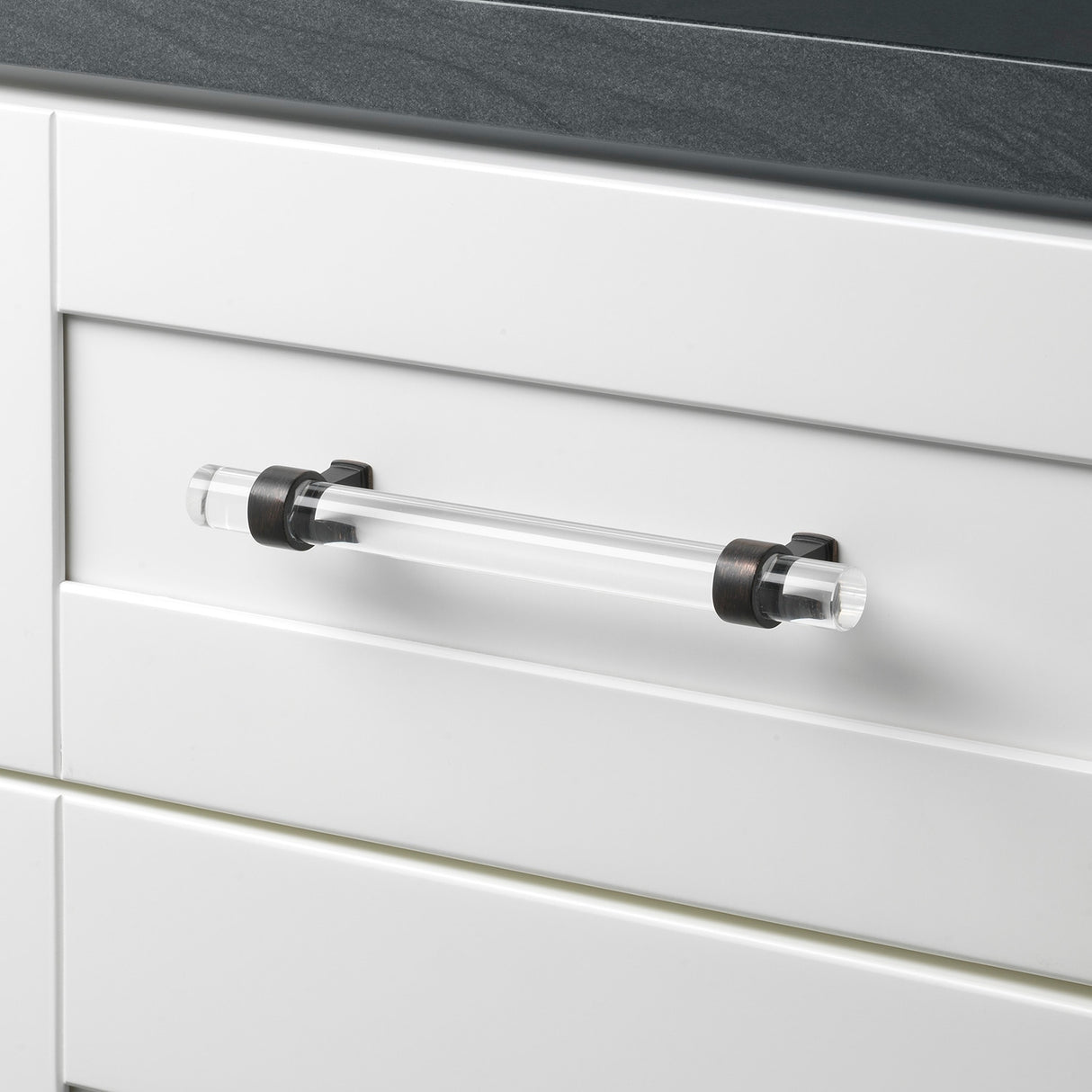 GlideRite 5-Pack 5-inch Center to Center Acrylic Cabinet Pull